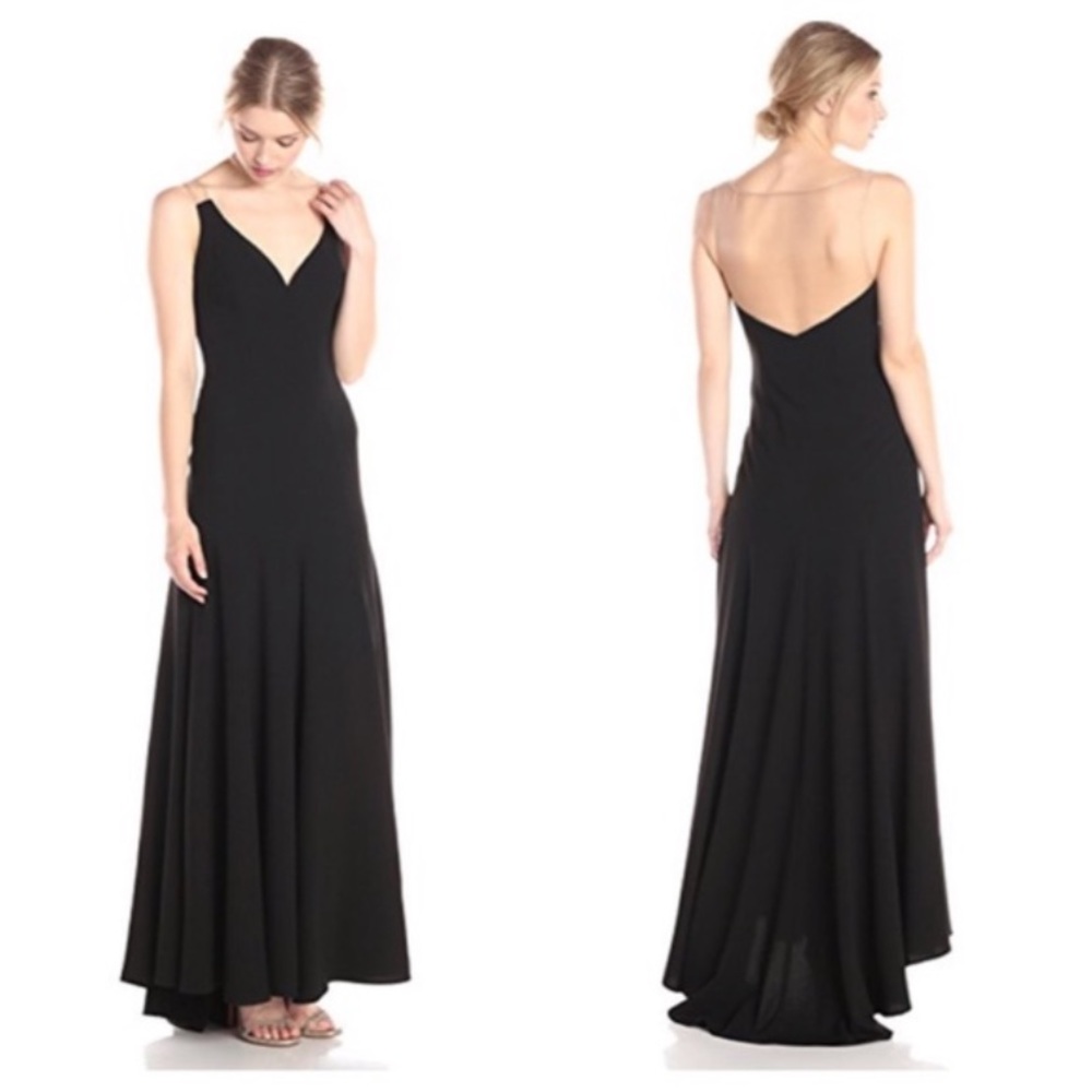 Vera Wang Black Maxi Dress